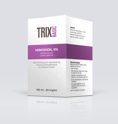 TRIX Basic Minoxidil 5% lotion met rozemarijnolie (100 ml)