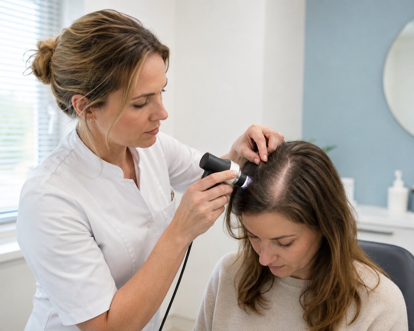 Professionele beoordeling van haarverlies met dermatologische expertise