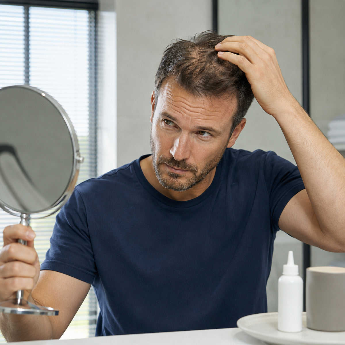 Man bekijkt patroonverdunning bij de kruin